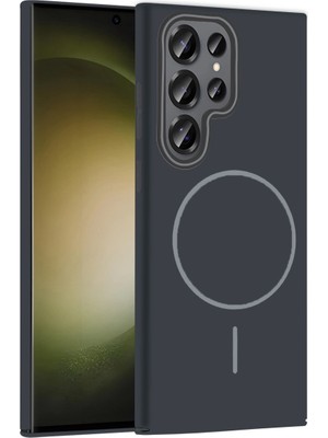 Galaxy S24 Broş Magsafe Kapak - Füme