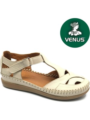 Venüs Omelo Hakiki Deri Comfort Ortopedik Kadın Sandalet