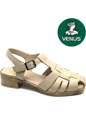Venüs Turito Hakiki Deri Comfort Ortopedik Kadın Sandalet