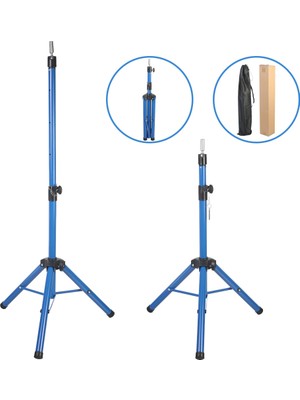 Kuaför Eğitim Mankeni Için Metal Tripod / Mi + Taşıma Çantası