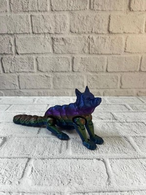 Alemdar Pazarlama Hareketli Kurt Rainbow Dekoratif Esnek Figür 10X24 cm