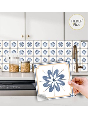 Hedef Plus Muftak Banyo Fayans Kaplama Dekorasyon Sticker Folyo 60 Adet 15X15CM