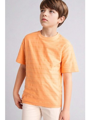 DeFacto New Regular Fıt Bisiklet Yaka Kısa Kollu Tişört Erkek ÇOCUK H4313A826HS