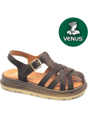 Venüs Tenzret Hakiki Deri Comfort Ortopedik Kadın Sandalet