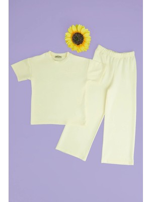 FullaModa Basic Modal Kumaş Kız Çocuk 2 Li Takım
