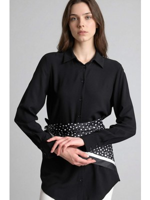 DeFacto Regular Fit Gömlek Yaka Uzun Kollu Tunik Z3538AZ26SP