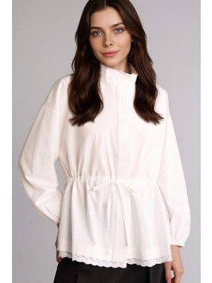 DeFacto Regular Fit Poplin Uzun Kollu Tunik H2401AX26SM