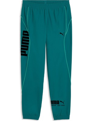 Puma Sport Woven Track Yeşil Erkek Eşofman Altı