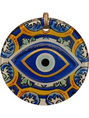 Hediyegeldi 3D Göz Füzyon Cam 10 Çap 4 mm