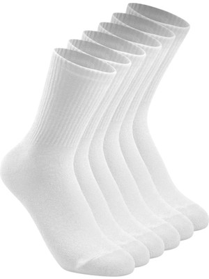 Delixa 6'lı Ekonomik Unısex Tenis Çorap Set Beden