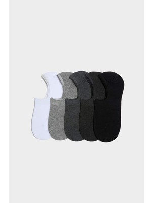 DeFacto Erkek 5'li Pamuklu Babet Çorap G2093AXNS