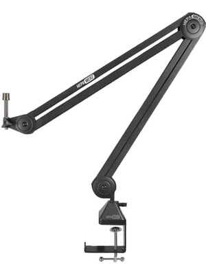 Delixa N-PRO46 Yüksek Kaliteli Stüdyo Tipi Masa Mikrofon Standı Sehpası (46X46 Cm)