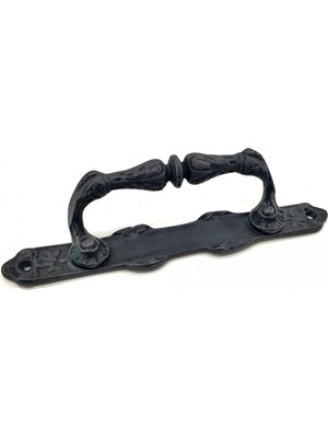 Freedom Storee Antika Tarz Dekoratif Pirinç Dar Yan Çekme Kapı Kolu - 225X37 Mm, Oksit