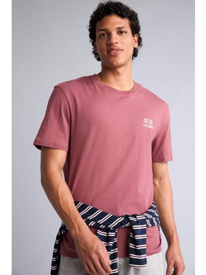 DeFacto Regular Fıt Baskılı Kısa Kollu TIŞÖRT G5589AX26SM