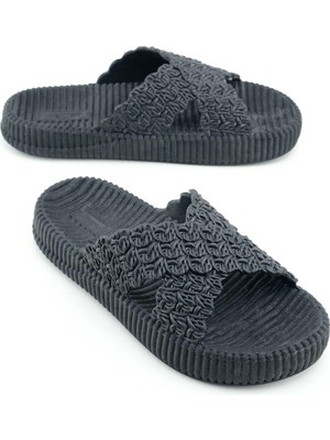 Delixa Kadın Yazlık Ev Islak Zemine Uygun Terlik