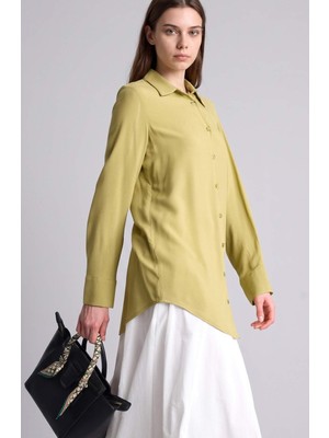 DeFacto Regular Fit Basic Uzun Kollu Tesettür Gömlek Tunik Z3538AZ26SP