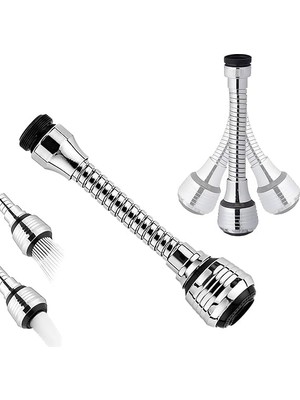 Delixa Musluk Uzatma Hortumu, Musluk Hortumu, Musluk Perlatörü, 360° Dönebilen , Musluk, Mutfak Için