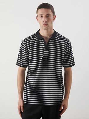 Lc Waikiki Yeni Sezon Polo Yaka Çizgili Erkek Tişört