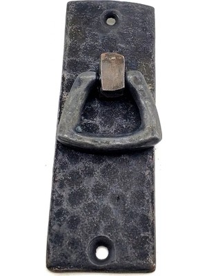 Freedom Storee Antika Tarz Dekoratif Pirinç Dik Dövme Mobilya Kulbu - 90X31 Mm, Oksit