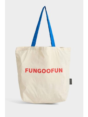 Fungoofun x Defacto Muz Figürlü Charm ve Katlanabilir Bez Kol Çantası H9317AX26SM