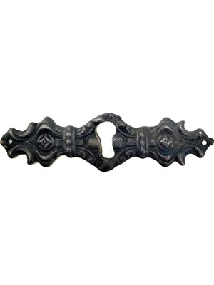 Freedom Storee Antika Tarz Dekoratif Pirinç Anahtar Ağızlığı -  28X104MM, Oksit