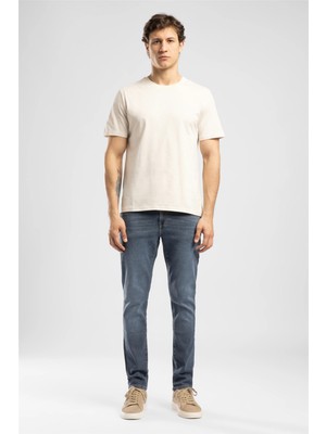 Lee Cooper Jack Erkek Slim Fit Jean Pantolon Mavi