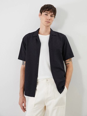 Lc Waikiki Yeni Sezon Rahat Kalıp Resort Yaka Kısa Kollu Desenli Erkek Gömlek