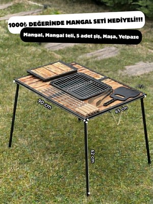 Katlanır Mangal Masası
