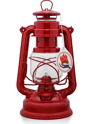 Feuerhand Baby Special 276 Gemici Feneri Açık Hava Fırtına Lambası, Alman Malı Hava Koşullarına Dayanıklı - Yakut Kırmızısı