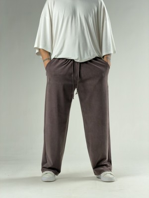 Cocopelli Rahat Kesim Kahverengi Erkek Baggy Pantolon COC3138