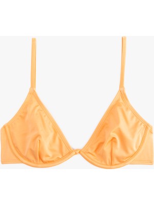 Koton Simli Parlak Balenli Bikini Üstü