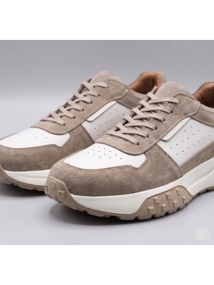 VARNAS Erkek Bej Süet Hakiki Deri Casual Günlük Sneaker Eva Taban Ayakkabı – Gardi