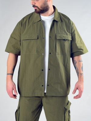 Cocopelli Haki Oversize Erkek Paraşüt Takım COC3082