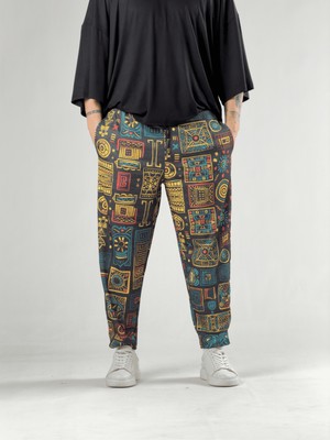 Cocopelli Desenli Erkek Baget Pantolon COC3105
