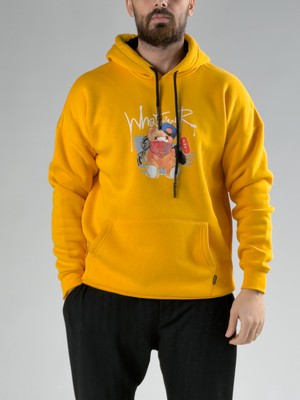 Cocopelli Sarı Şardonlu Whatever Erkek Sweat COCK0058