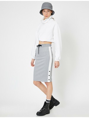 Koton Beli Bağlamalı Etek