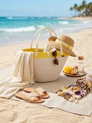 Nesdesing Hasır Plaj Çantası