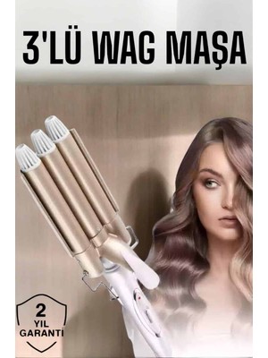 Alemdar Pazarlama Wag Maşa Negatif Iyon Teknolojili Isı Ayarlı Saç Maşası