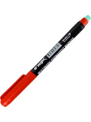 Viva Inox Multimark M 3769 CD Asetat Kalemi Kırmızı