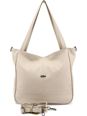 Gönderi(r) Kadın Bej  Uzun Askılı El ve Omuz Çantası