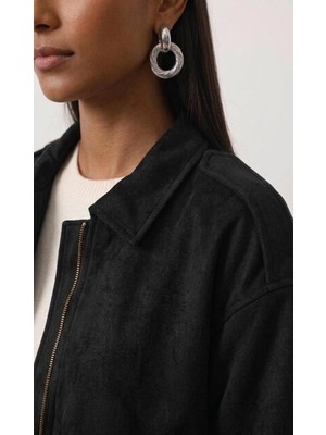 Salome Butik Süet Bomber Ceket