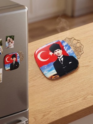 Gifi Atatürk Baskılı 2'li Magnet Seti