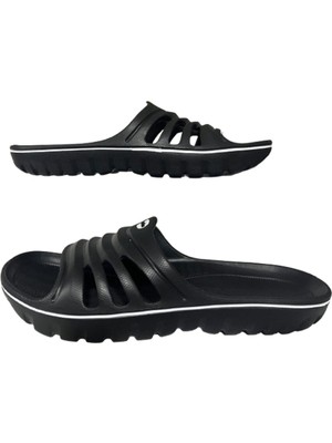 Akınalbella Akınal Bella Siyah-Beyaz Ultra Hafif Yazlık Havuz, Deniz, Plaj Günlük Terlik