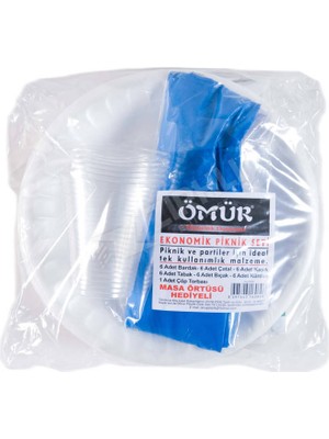 5 Adet Deva Ömür Ekonomik Piknik Seti