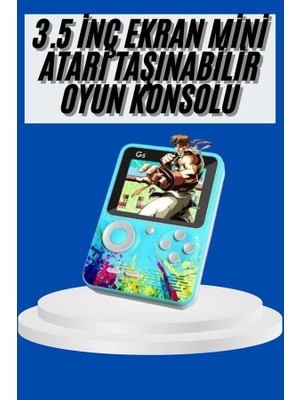 Sepetink Çocuklara Özel 4K Hd Retro Oyun Konsol El Atari Taşınabilir 500 Oyunlu
