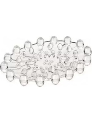 İsmiyle Al Plastik Şeffaf Katı Sabunluk Y 064 Dolly Lüks Şeffaf