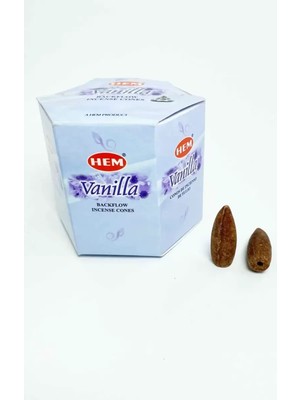 İsmiyle Al 10 Adet Geri Akış Backflow Şelale Tütsü Konisi Tütsü Back Vanilya Kokulu