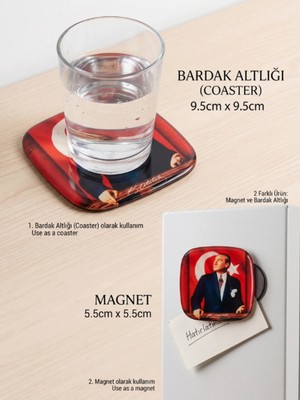 Gifi Atatürk Baskılı 2'li Magnet Seti