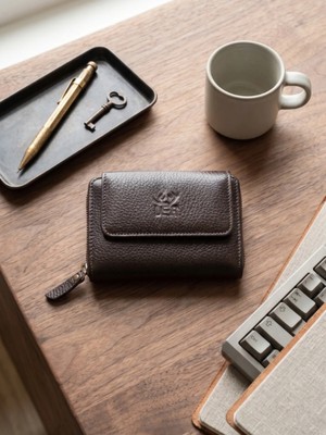 Deer Deri Grand Model Fermuarlı Hakiki Deri Kadın Cüzdanı