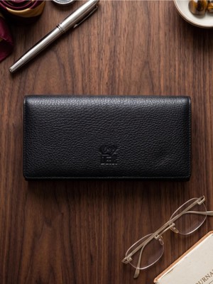 Deer Deri Louvre Telefon Bölmeli Mıknatıslı Hakiki Deri El Tutamaçlı Cüzdan